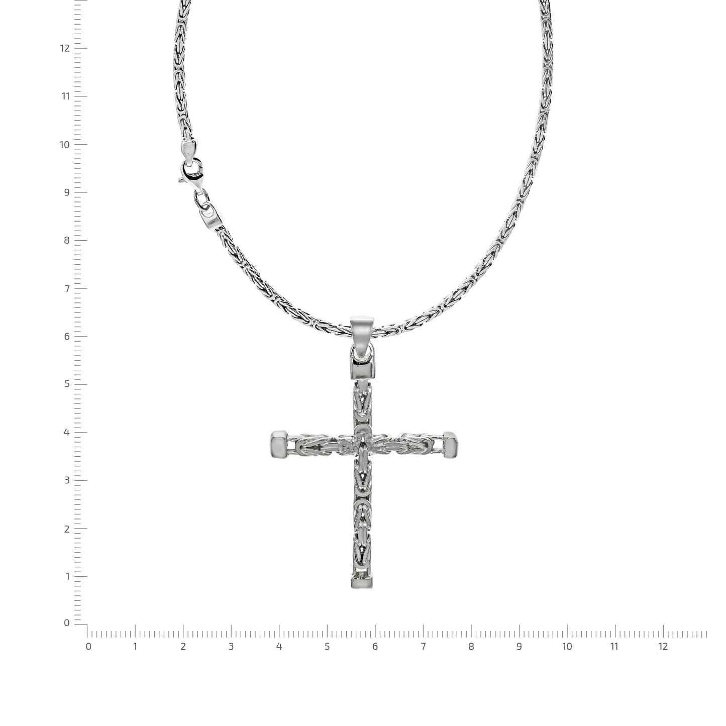 Halskette Königskette 925/- Sterling Silber 55cm ohne
