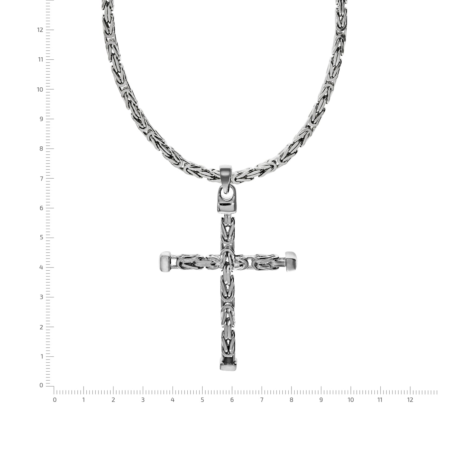 Halskette Königskette 925/- Sterling Silber 55cm ohne