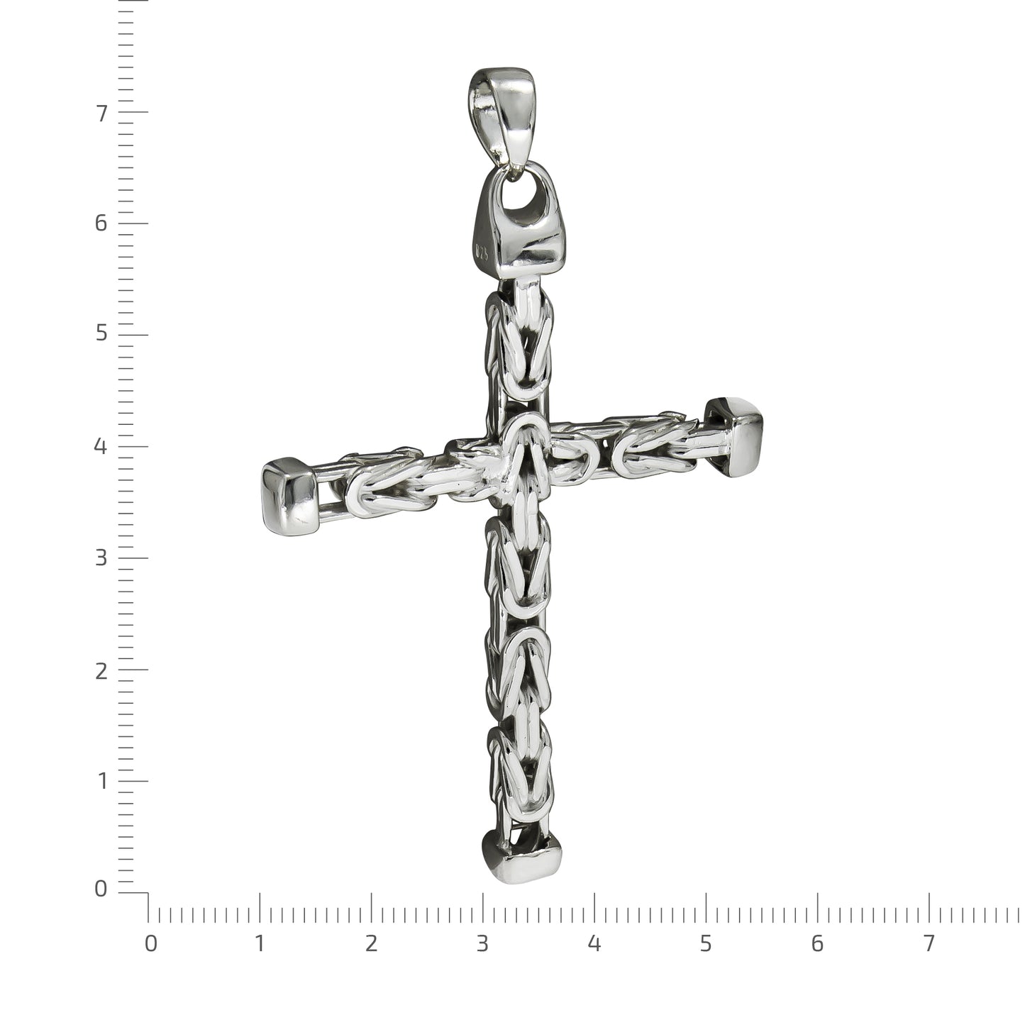 Anhänger 925/- Sterling Silber 7,5cm ohne