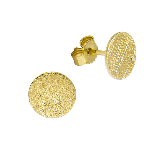 Ohrringe 375/- Gold 0,8cm ohne