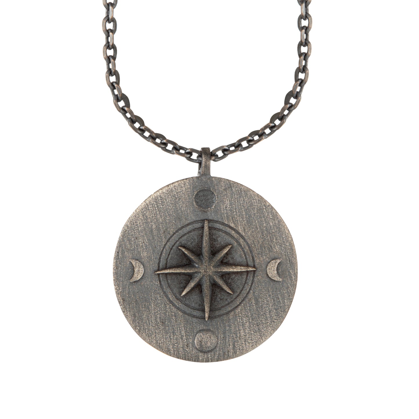 cai Halskette Ankerkette 925/- Sterling Silber oxidiert 60cm