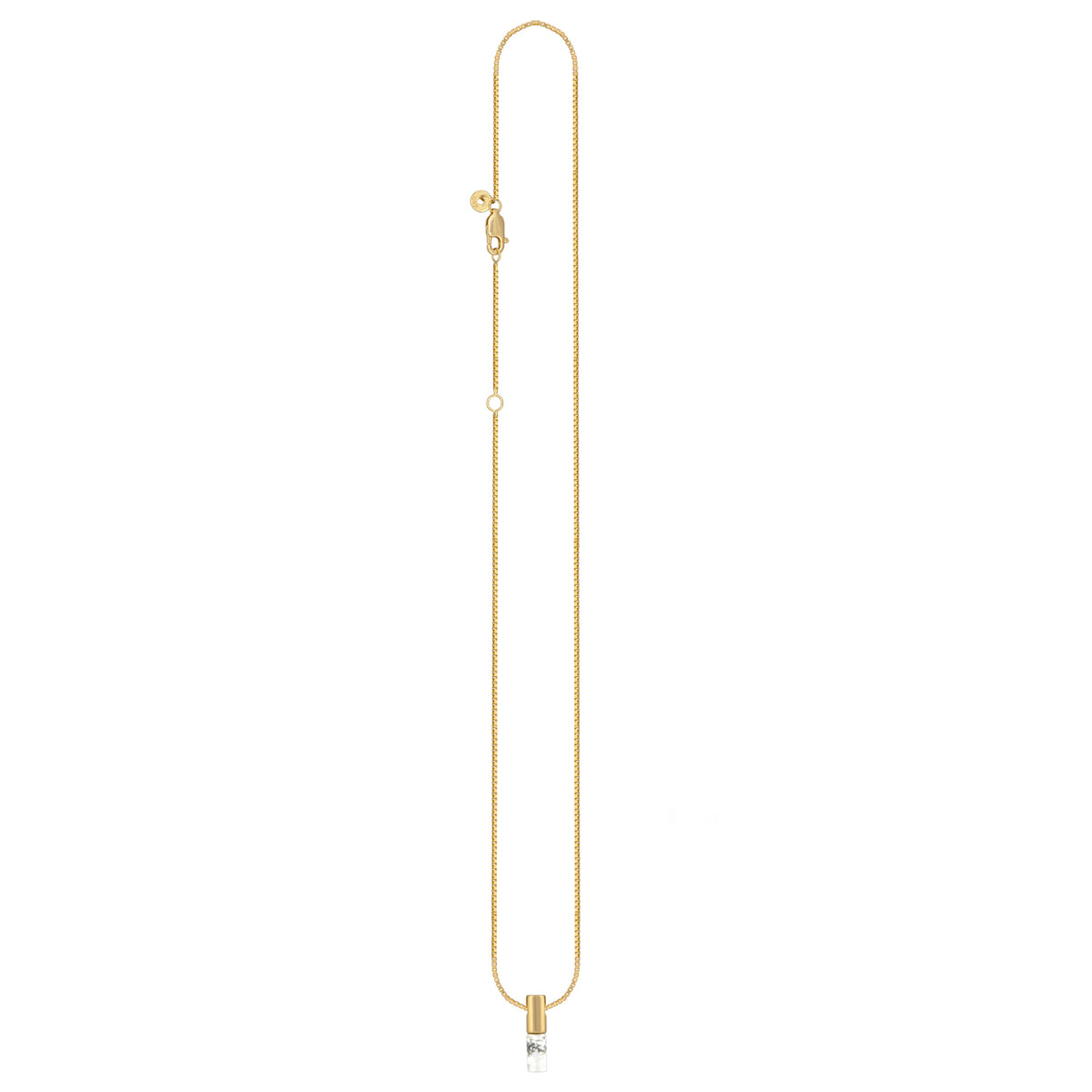 cai Anhänger mit Kette Veneziakette 925/- Sterling Silber vergoldet 45,0cm Howlith