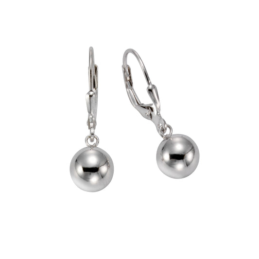 Ohrhänger 925/- Sterling Silber rhodiniert 2,5cm