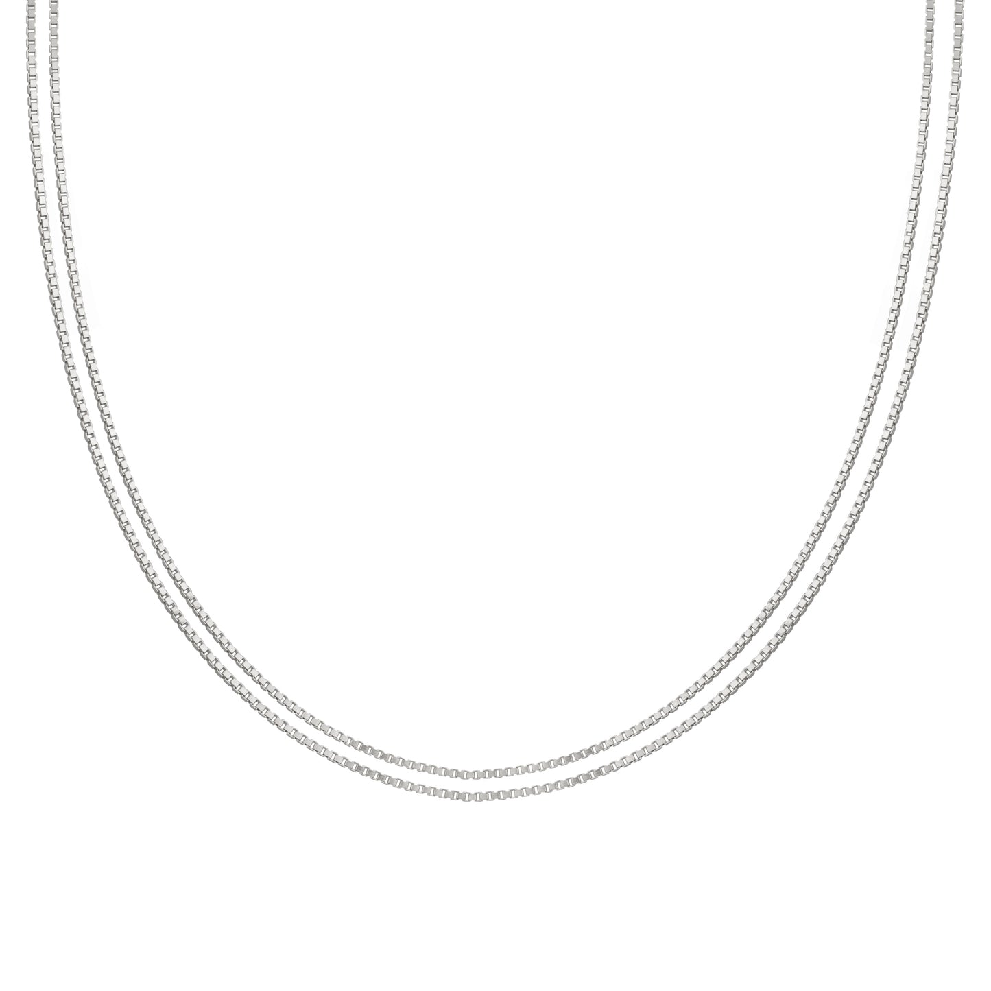 cai Collier Choker Venezianerkette 925/- Sterling Silber rhodiniert 37cm ohne Stein