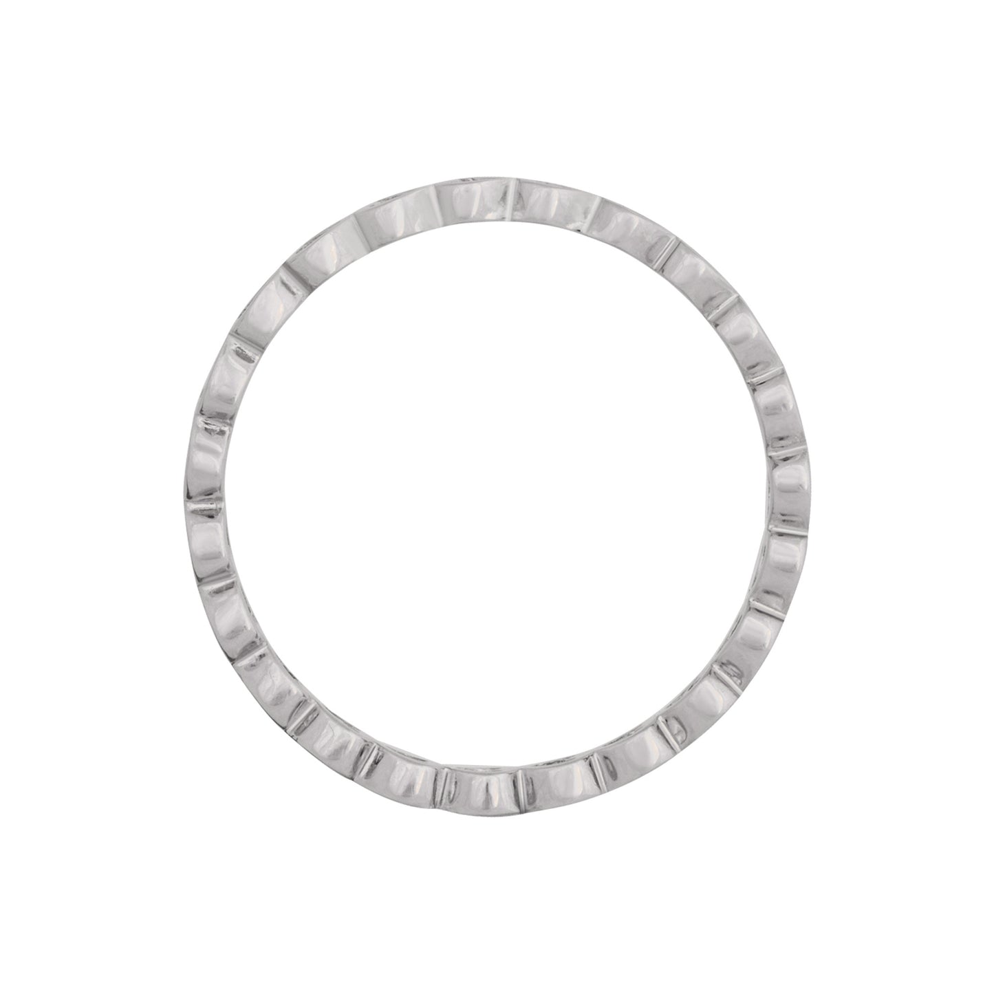 cai Ring 925/- Sterling Silber rhodiniert ohne Stein