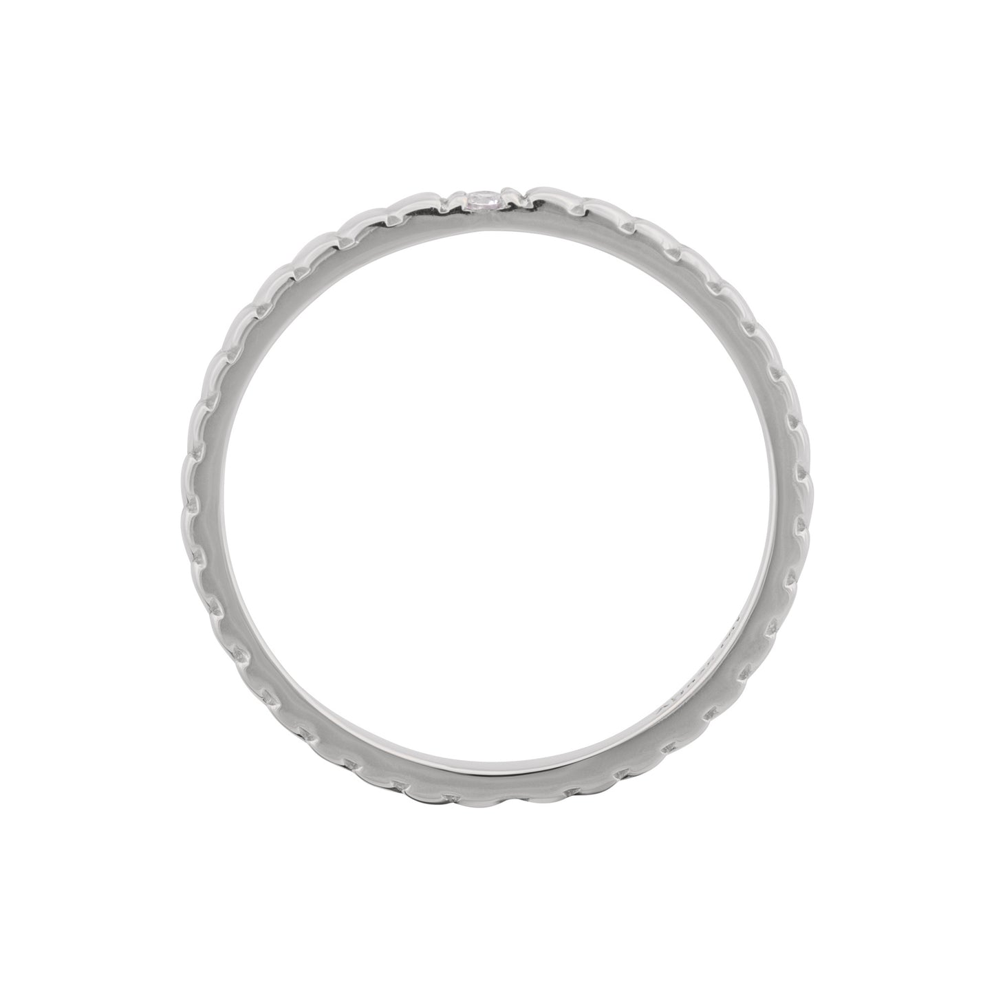 cai Ring 925/- Sterling Silber rhodiniert Zirkonia