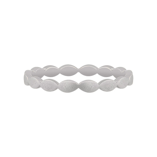 cai Ring 925/- Sterling Silber rhodiniert ohne Stein