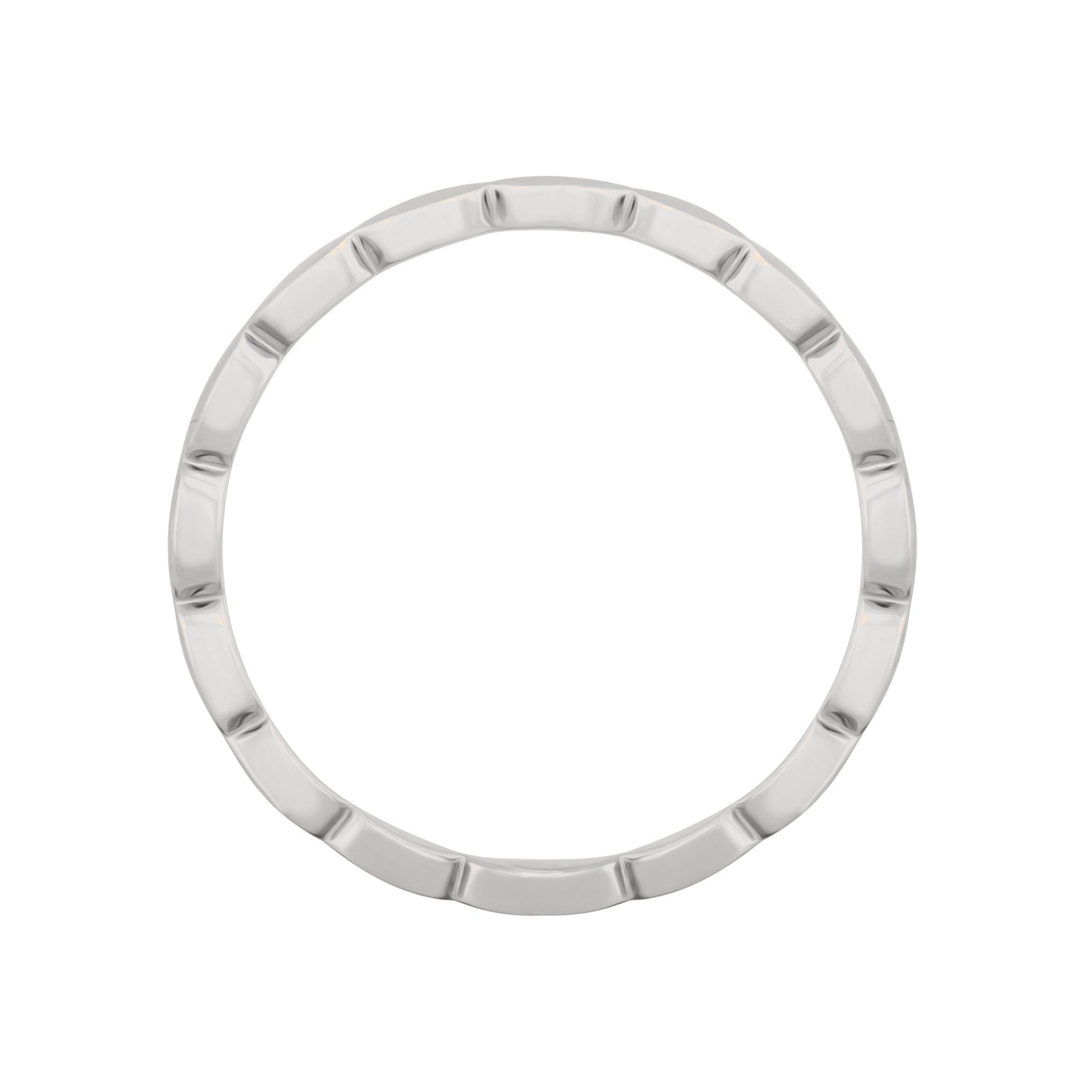 cai Ring 925/- Sterling Silber rhodiniert ohne Stein