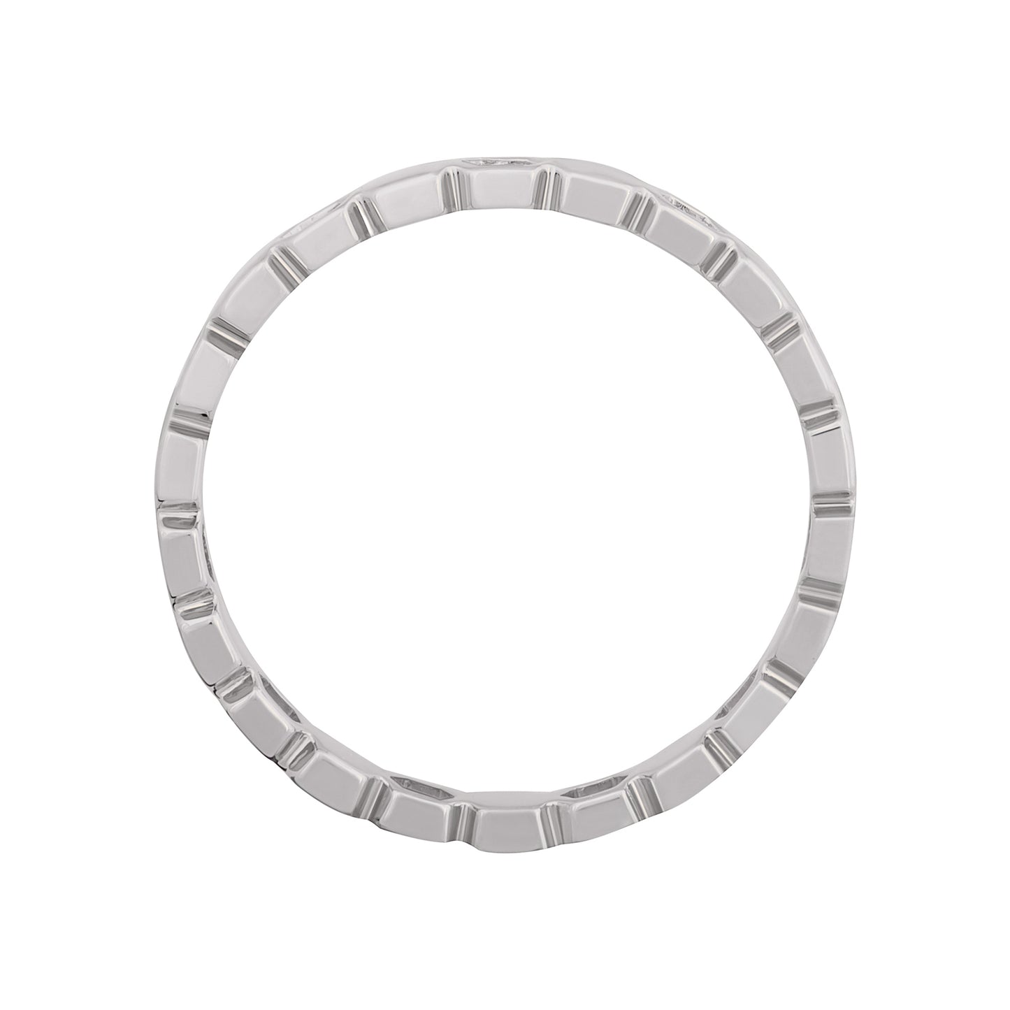 cai Ring 925/- Sterling Silber rhodiniert ohne Stein