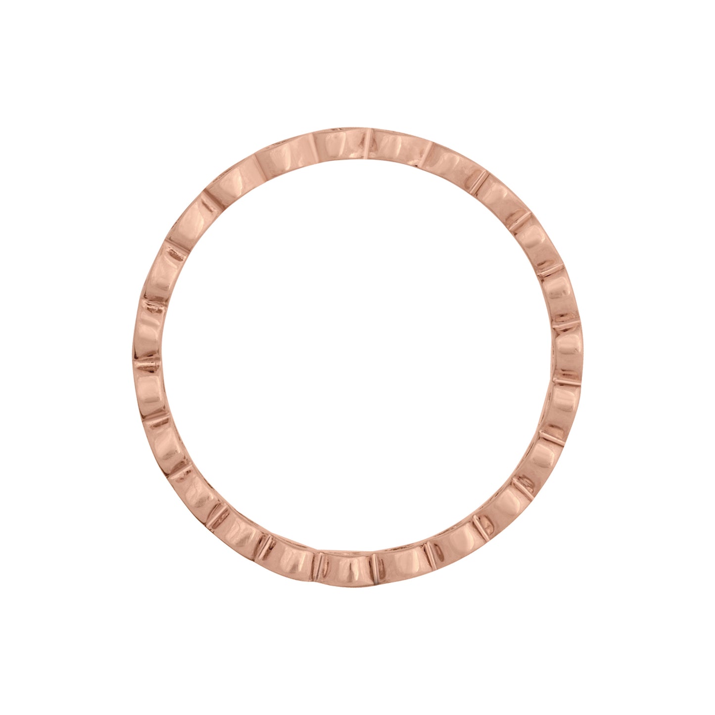 cai Ring 925/- Sterling Silber rotvergoldet ohne Stein