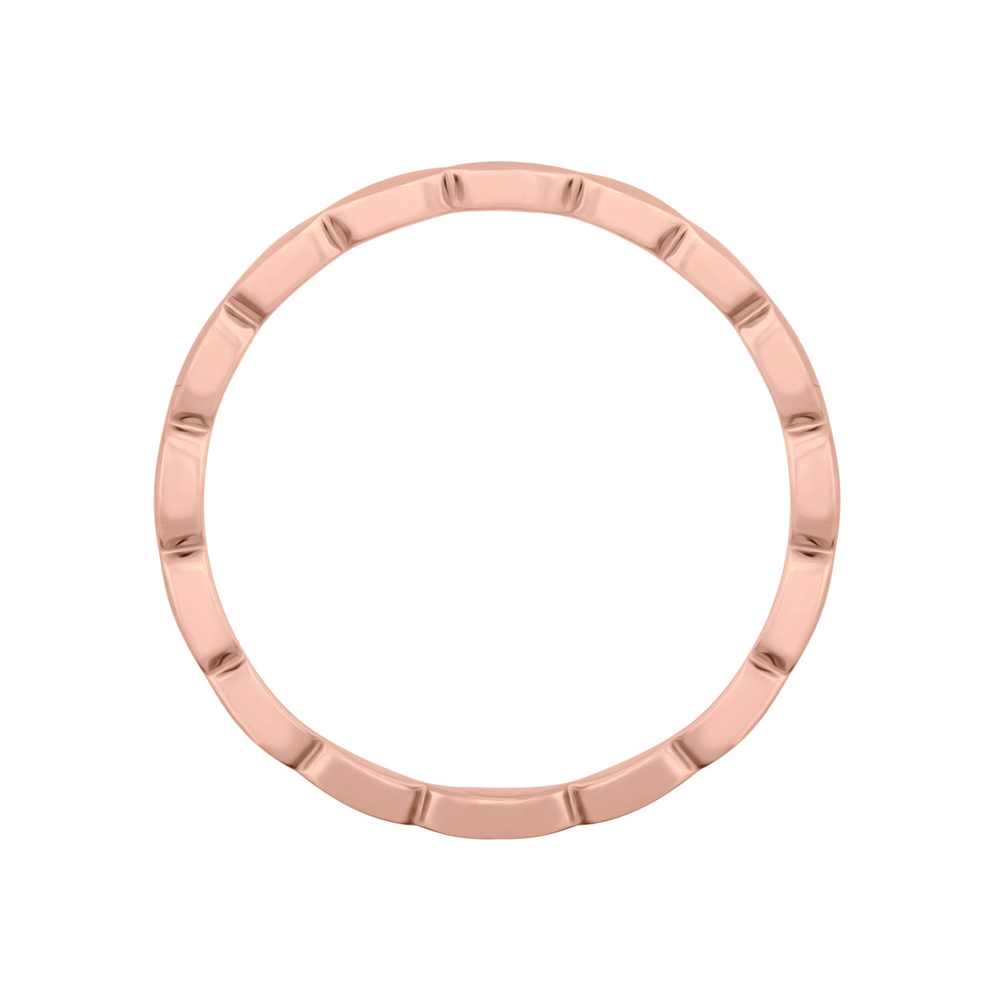 cai Ring 925/- Sterling Silber rotvergoldet ohne Stein