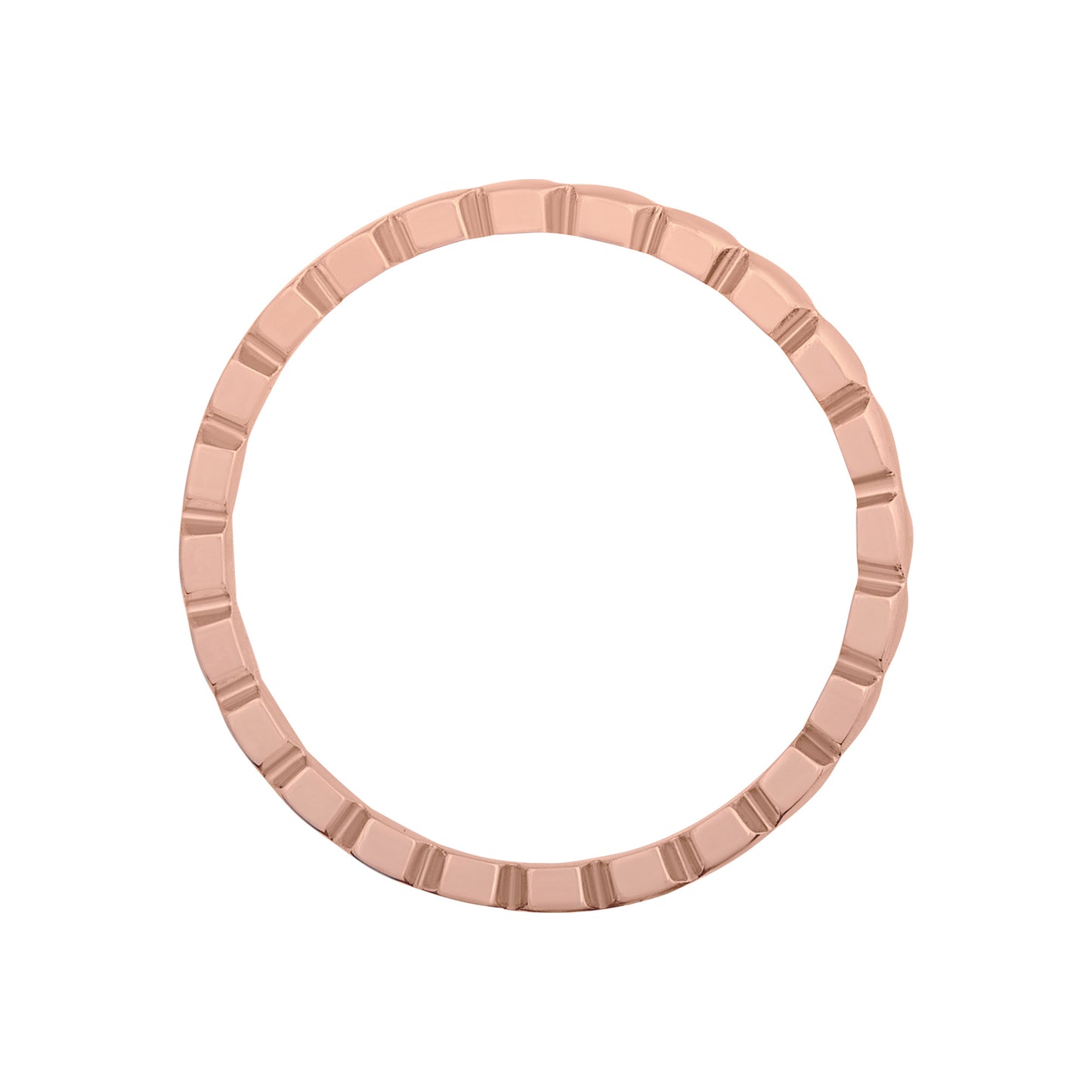 cai Ring 925/- Sterling Silber rotvergoldet ohne Stein