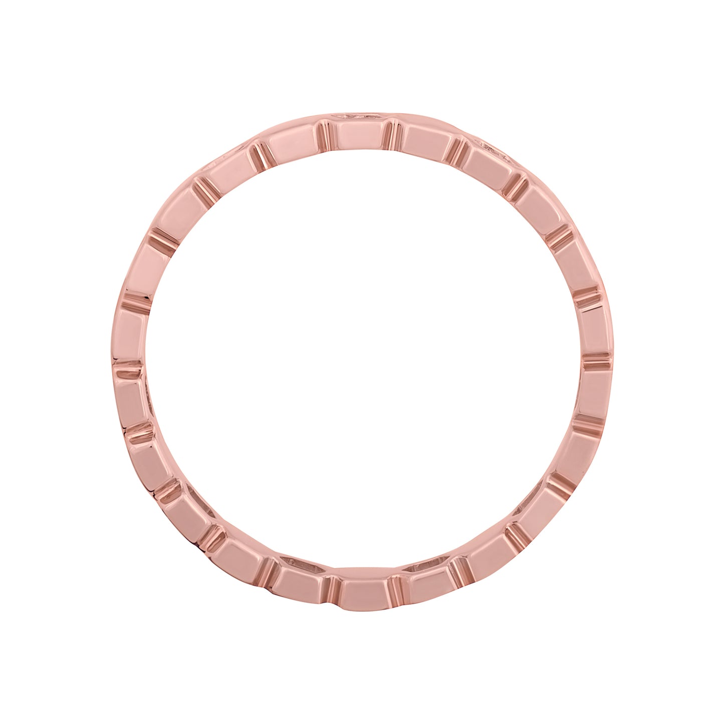 cai Ring 925/- Sterling Silber rotvergoldet ohne Stein
