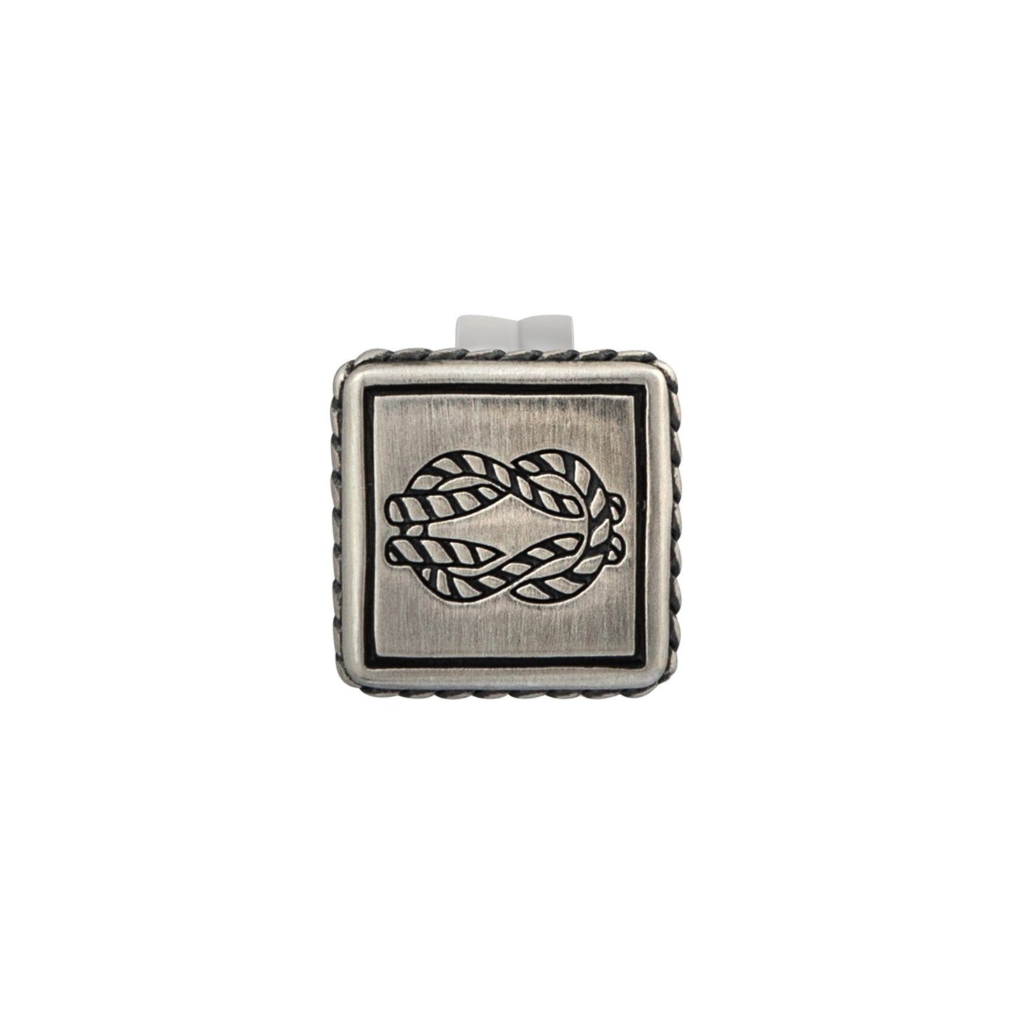 cai Single Ohrstecker 925/- Sterling Silber oxidiert 0,8cm