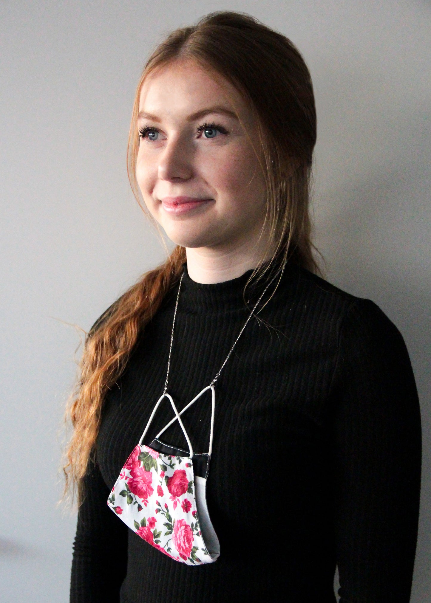 Brillenkette Maskenkette Panzerkette 925/- Sterling Silber vergoldet 50cm