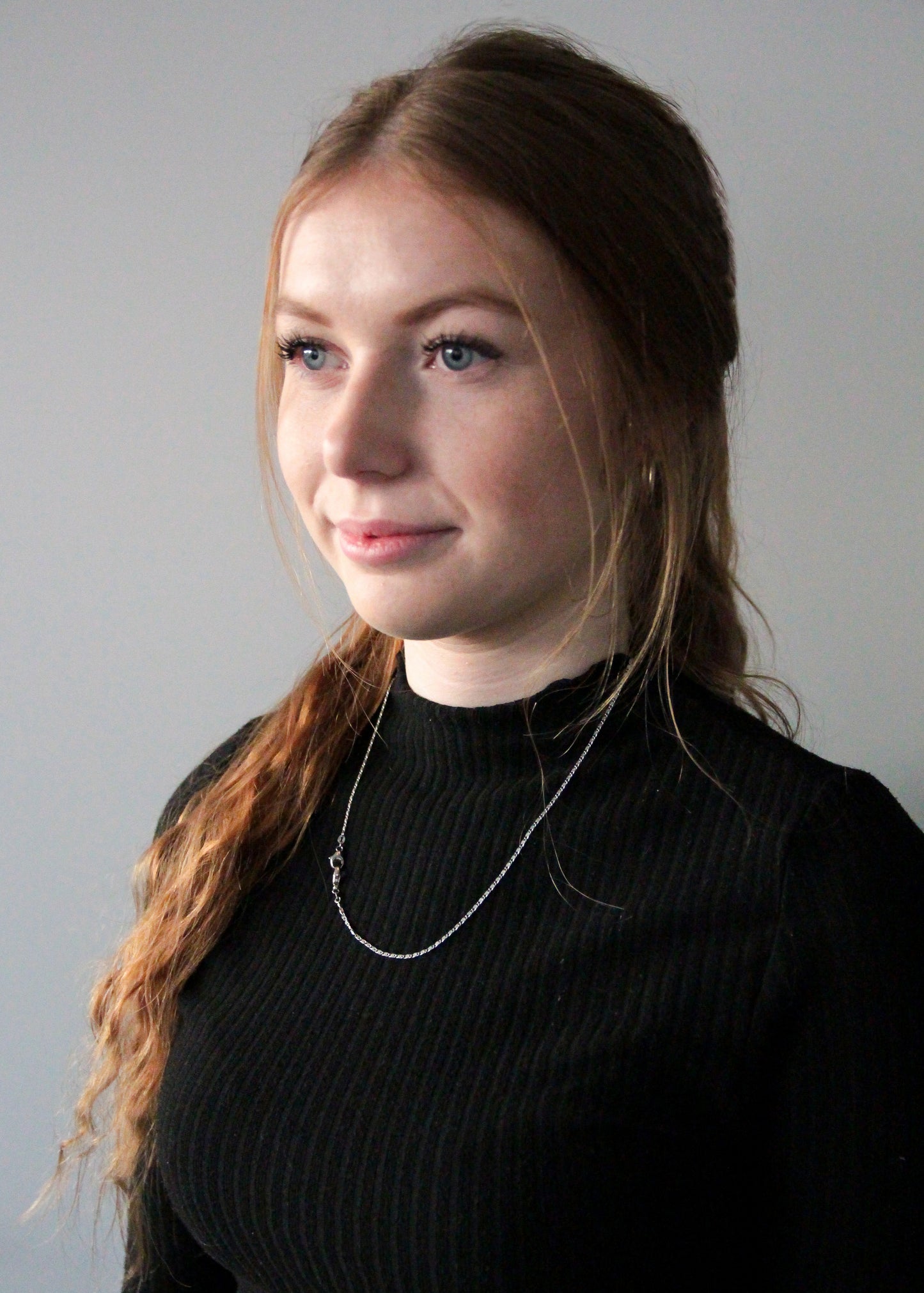 Brillenkette Maskenkette Ankerkette 925/- Sterling Silber vergoldet 50cm