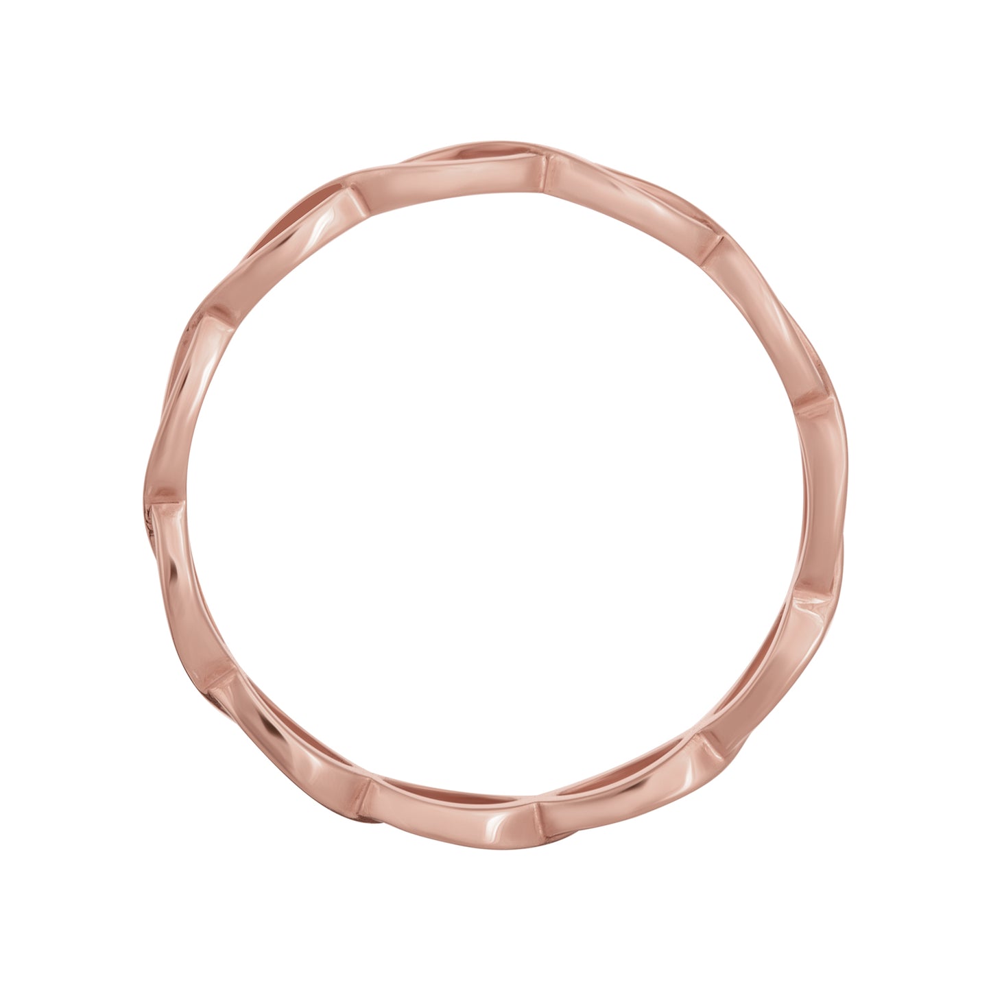 cai Ring 925/- Sterling Silber rotvergoldet ohne Stein