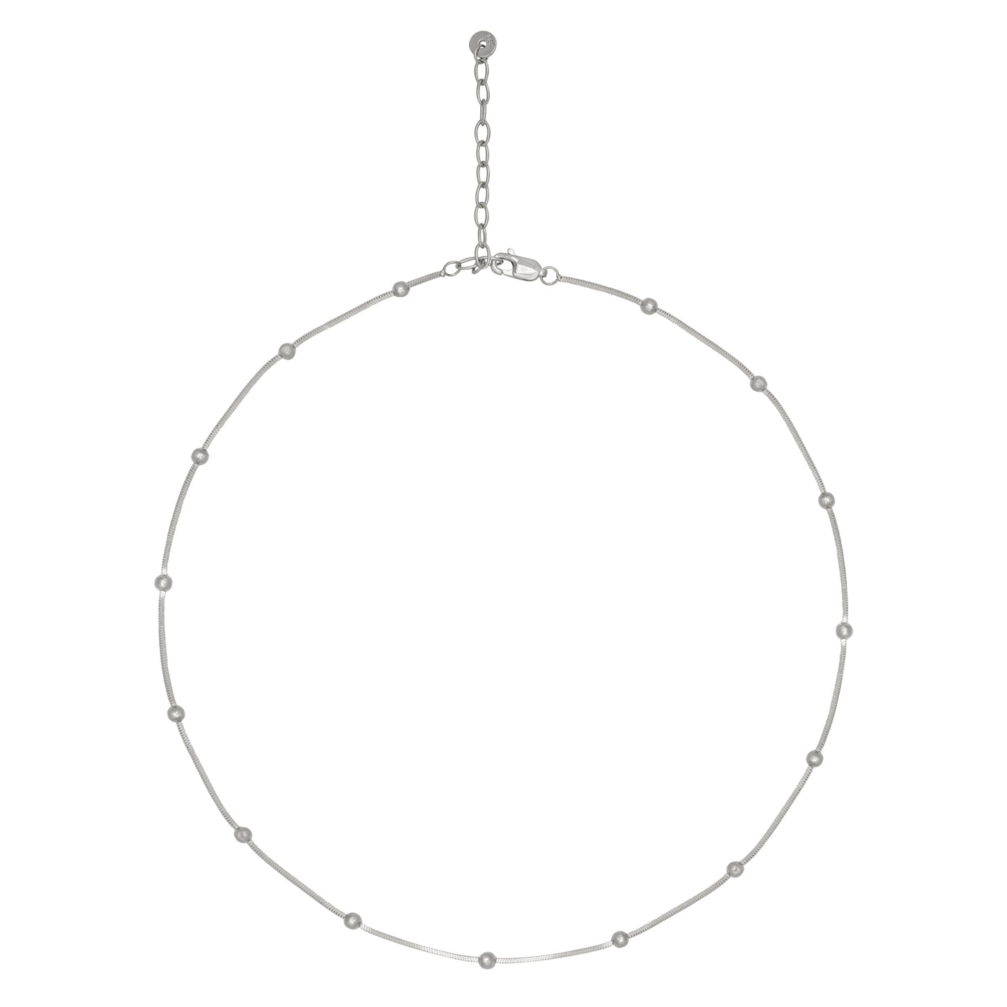 cai Collier Schlangenkette 925/- Sterling Silber rhodiniert 43,0cm ohne Stein