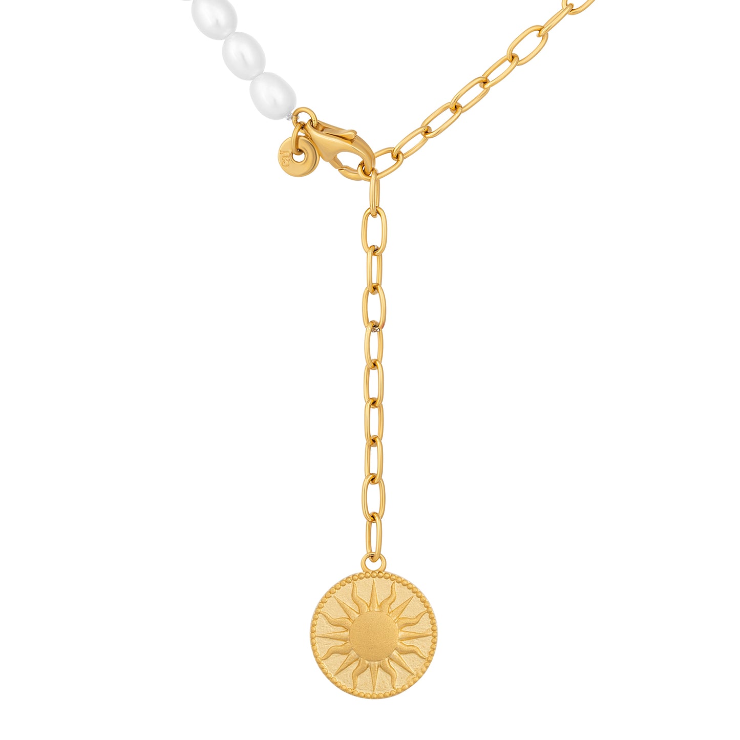 cai Collier Ankerkette 925/- Sterling Silber vergoldet 50cm