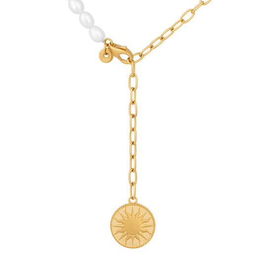 cai Collier Ankerkette 925/- Sterling Silber vergoldet 50cm