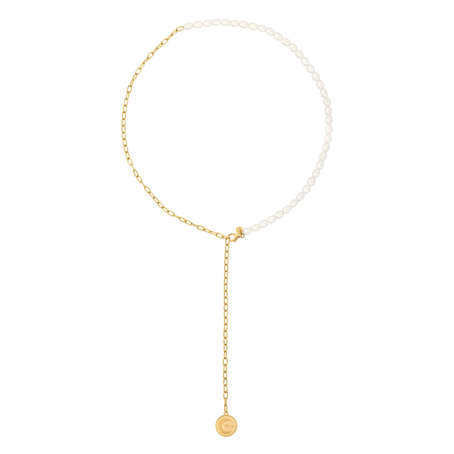 cai Collier Ankerkette 925/- Sterling Silber vergoldet 50cm