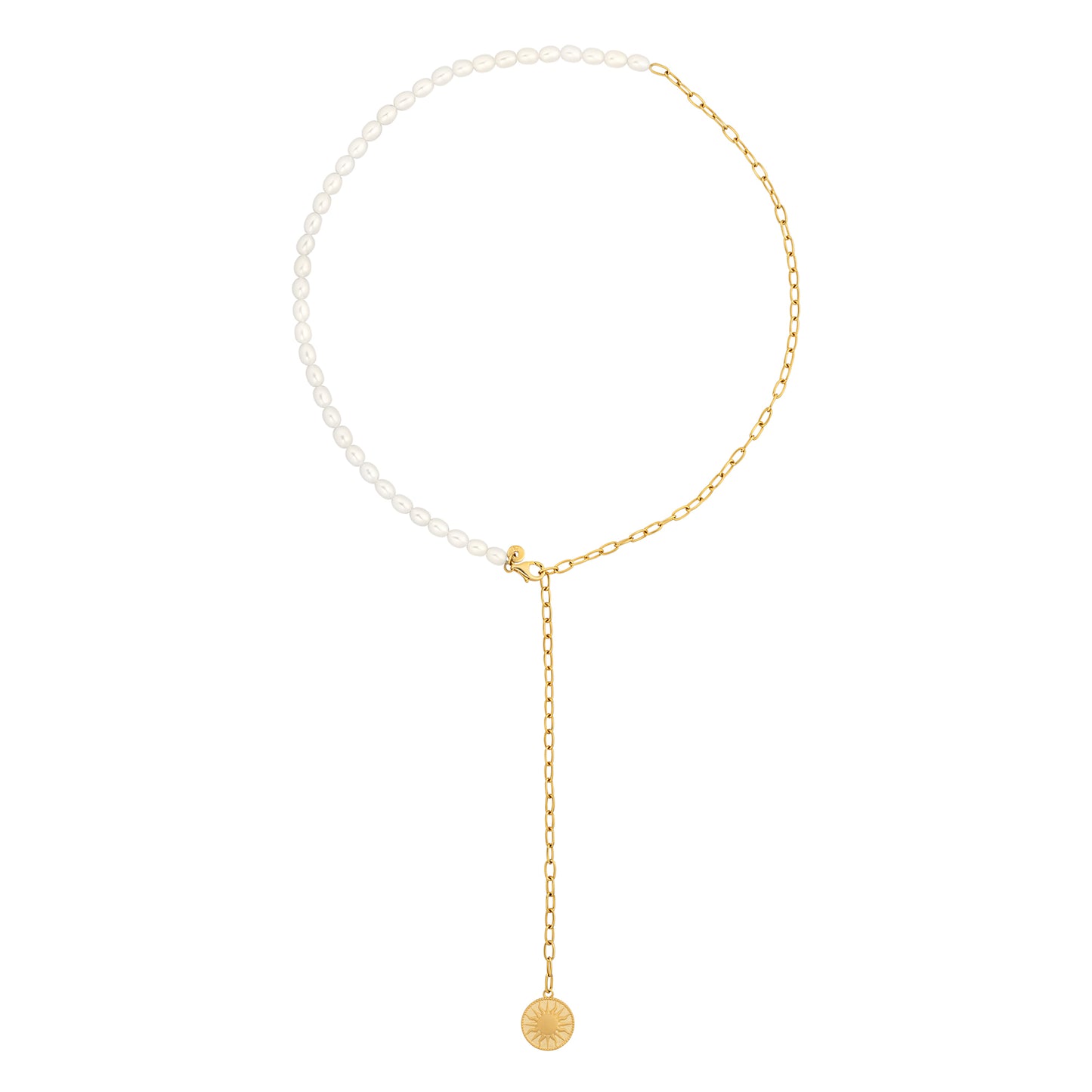 cai Collier Ankerkette 925/- Sterling Silber vergoldet 50cm