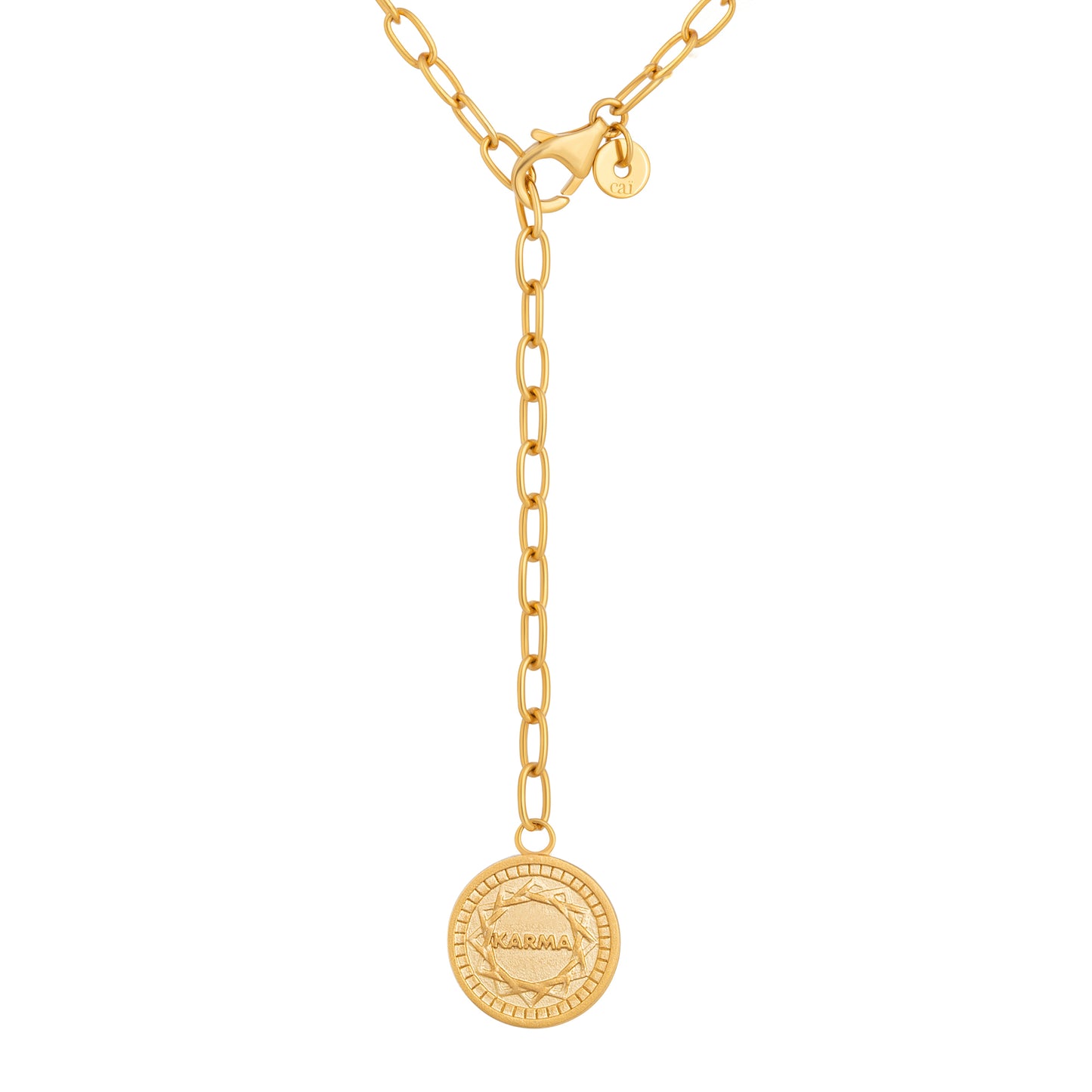 cai Collier Ankerkette 925/- Sterling Silber vergoldet 50cm