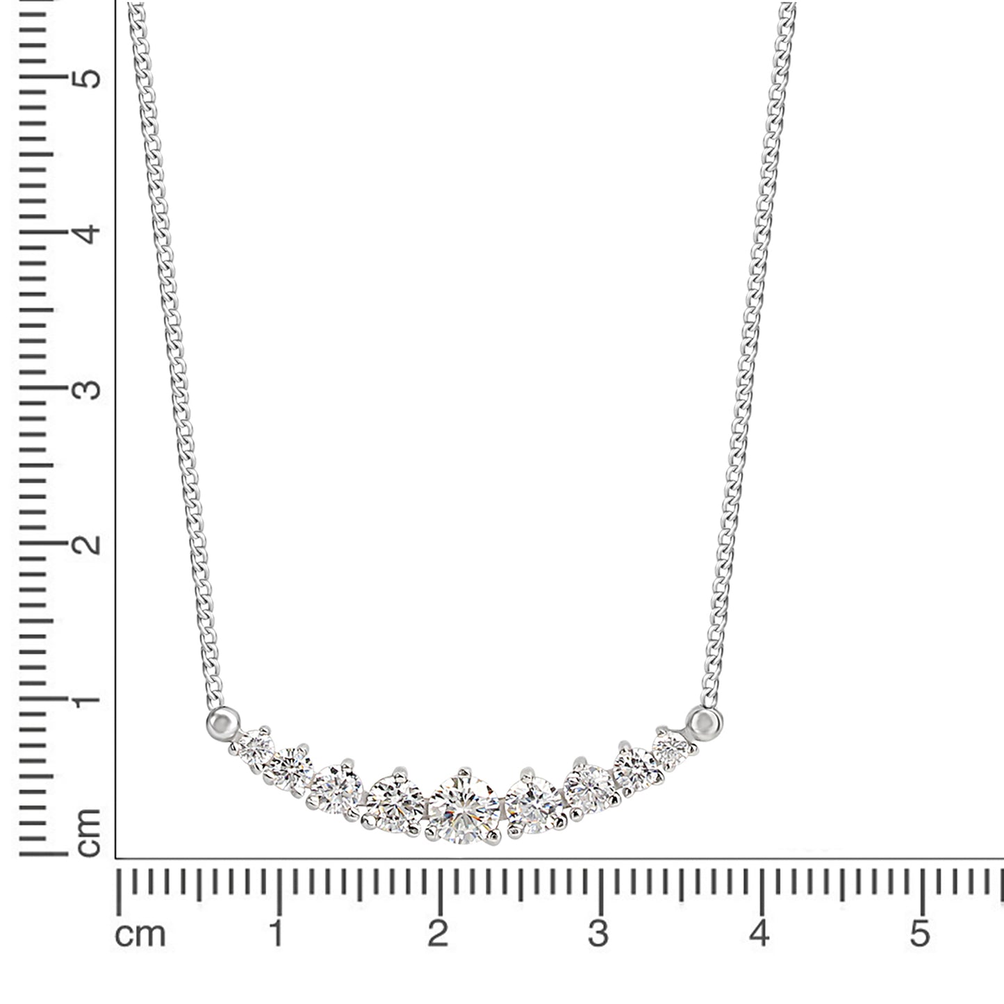 Collier Panzerkette 925/- Sterling Silber rhodiniert 45,0cm