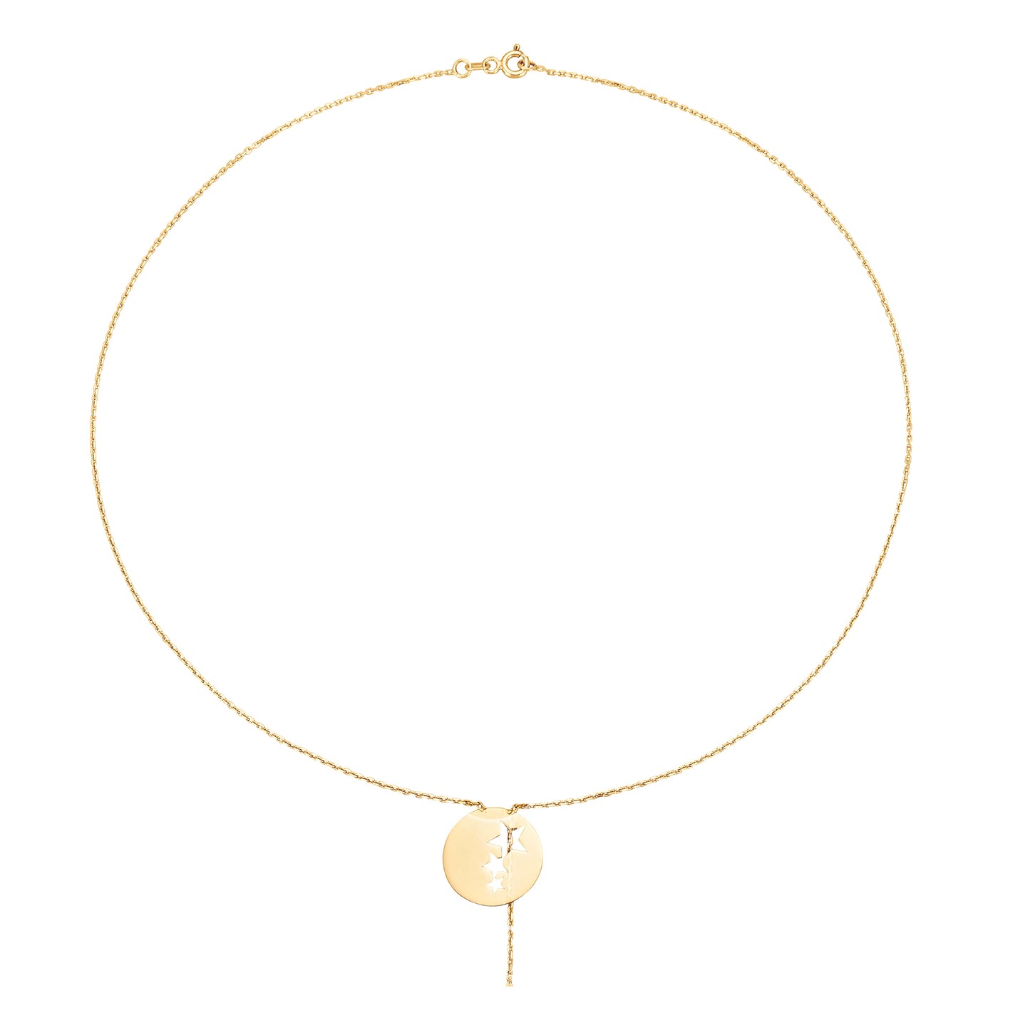 Collier Ankerkette 375/- Gold vergoldet 47,0cm