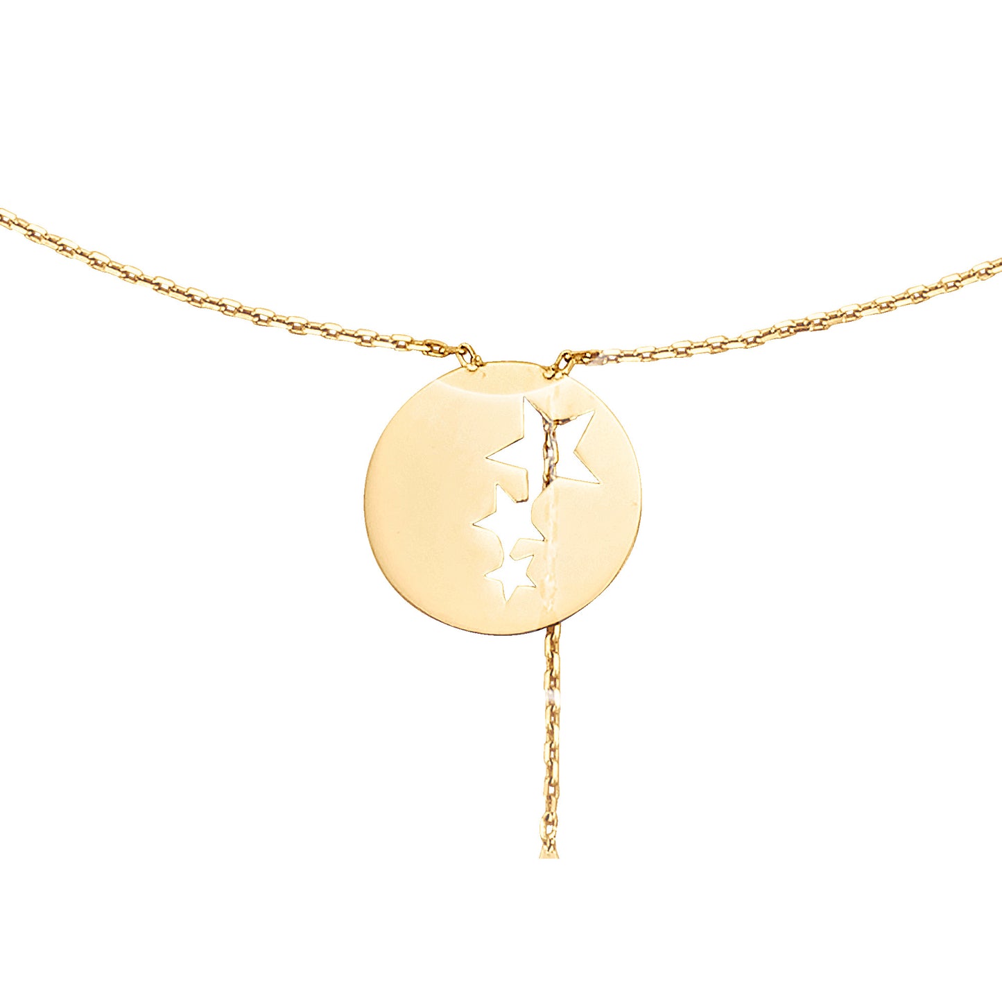Collier Ankerkette 375/- Gold vergoldet 47,0cm