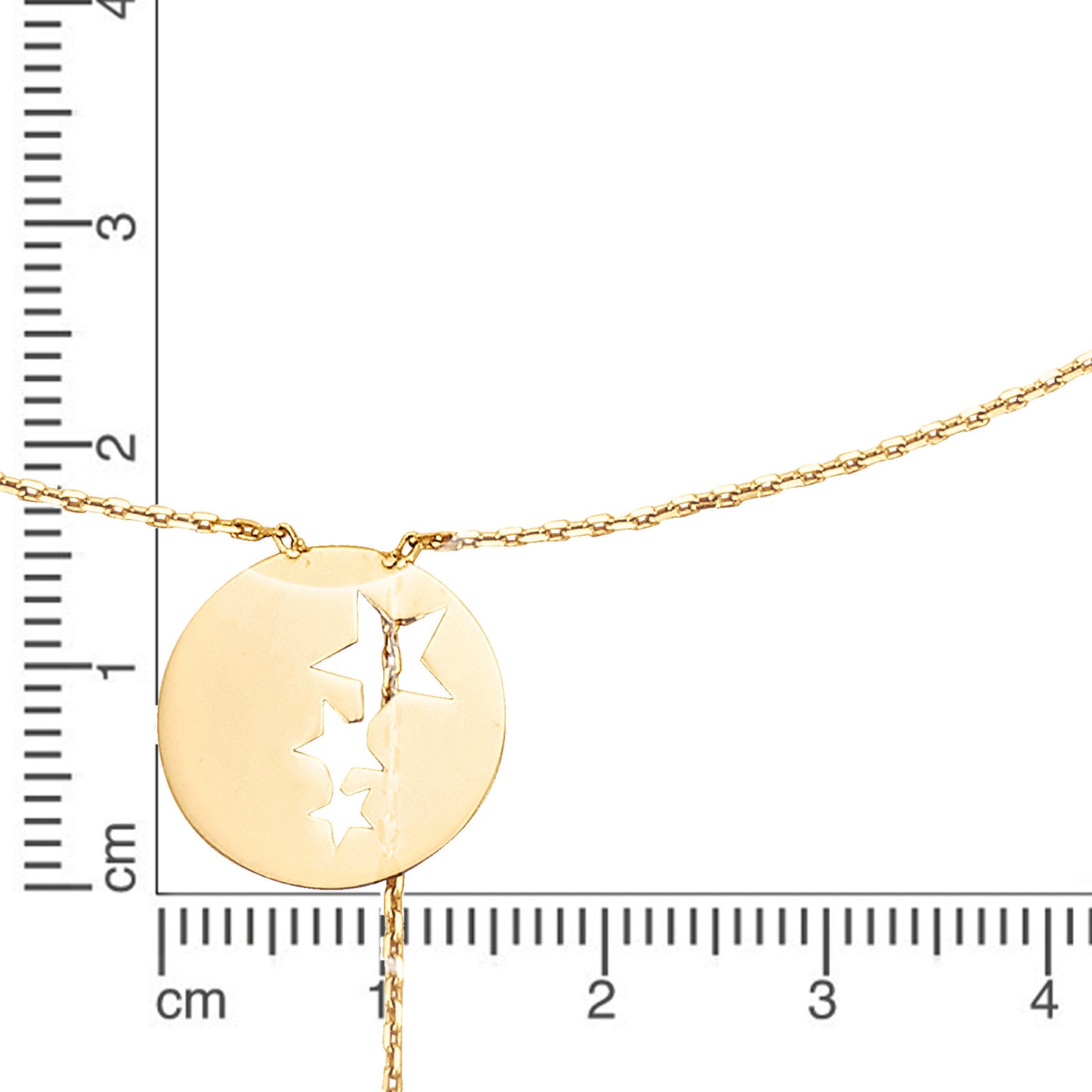 Collier Ankerkette 375/- Gold vergoldet 47,0cm