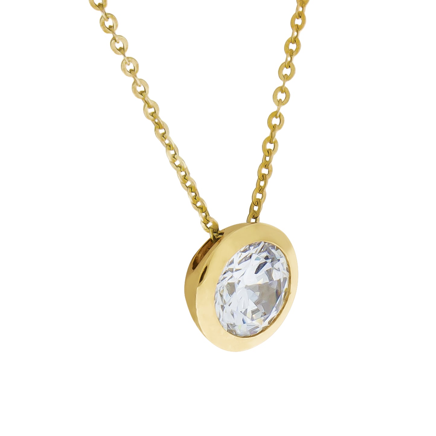 Halskette Ankerkette 925/- Sterling Silber rhodiniert 47,0cm Zirkonia