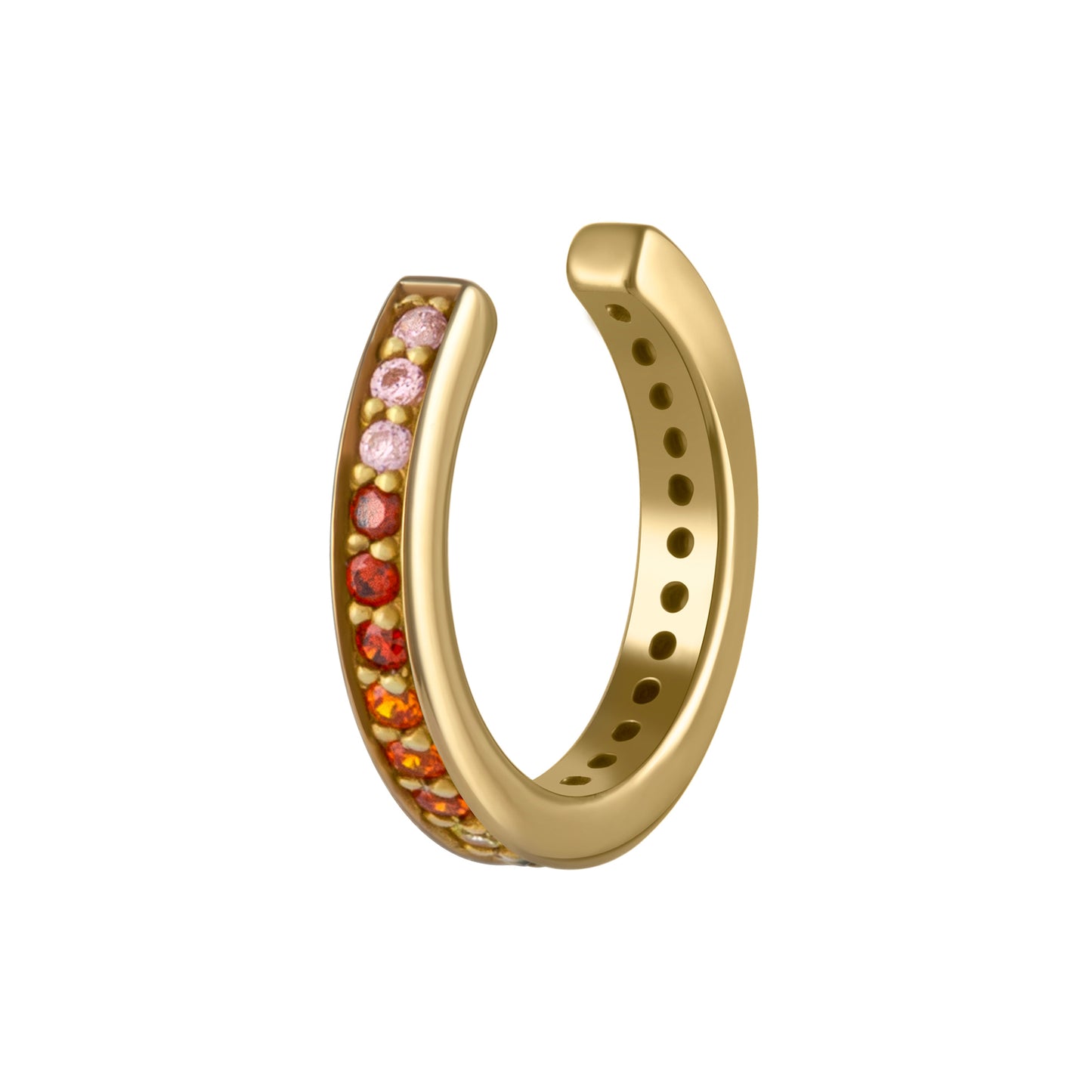 cai Ear Cuff 925/- Sterling Silber vergoldet 0,9cm Zirkonia