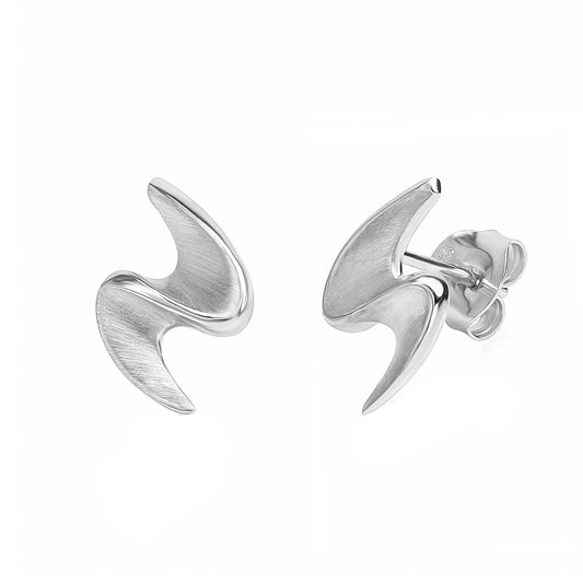 Ohrstecker 925/- Sterling Silber rhodiniert 1,4cm