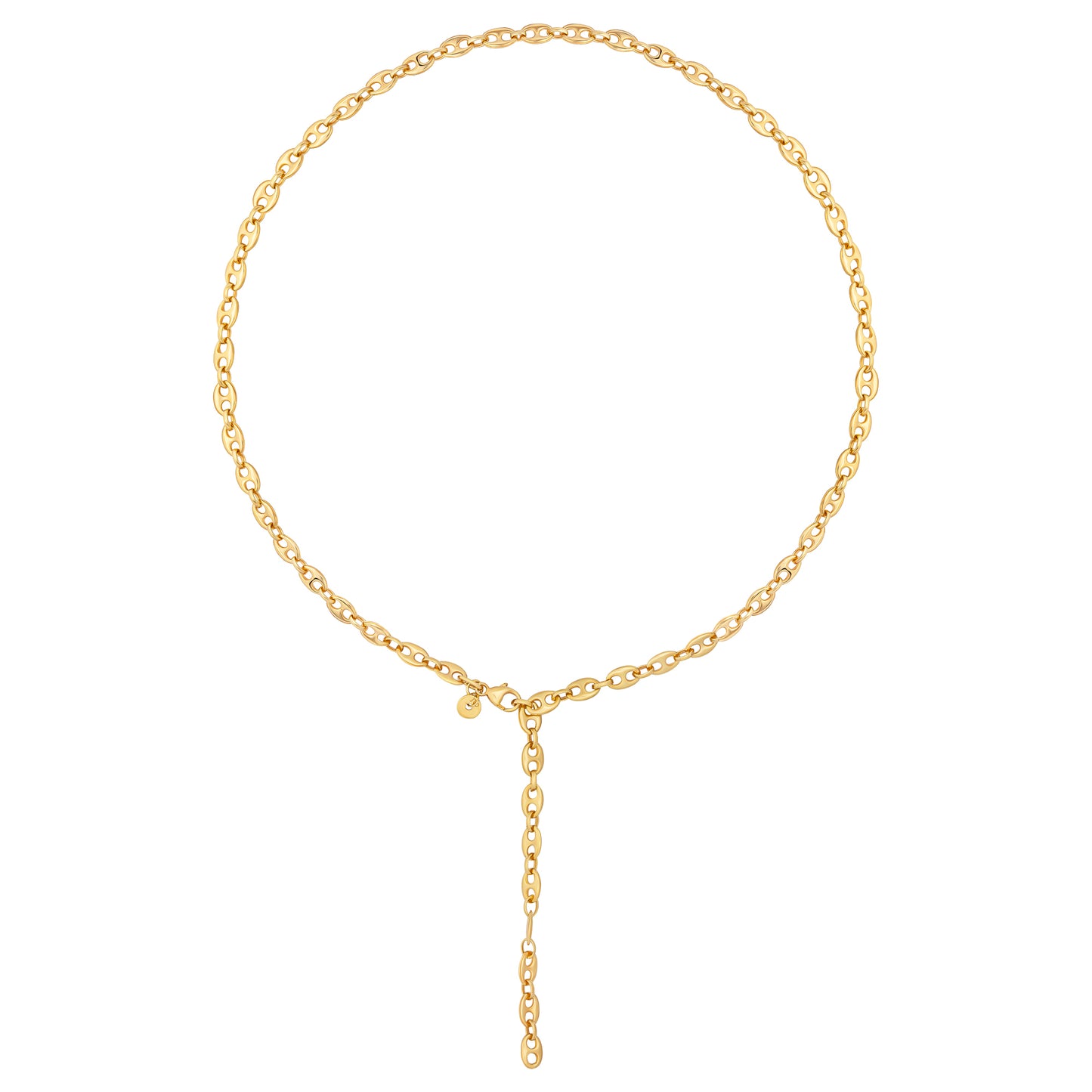 cai Collier Stegankerkette 925/- Sterling Silber vergoldet 47cm