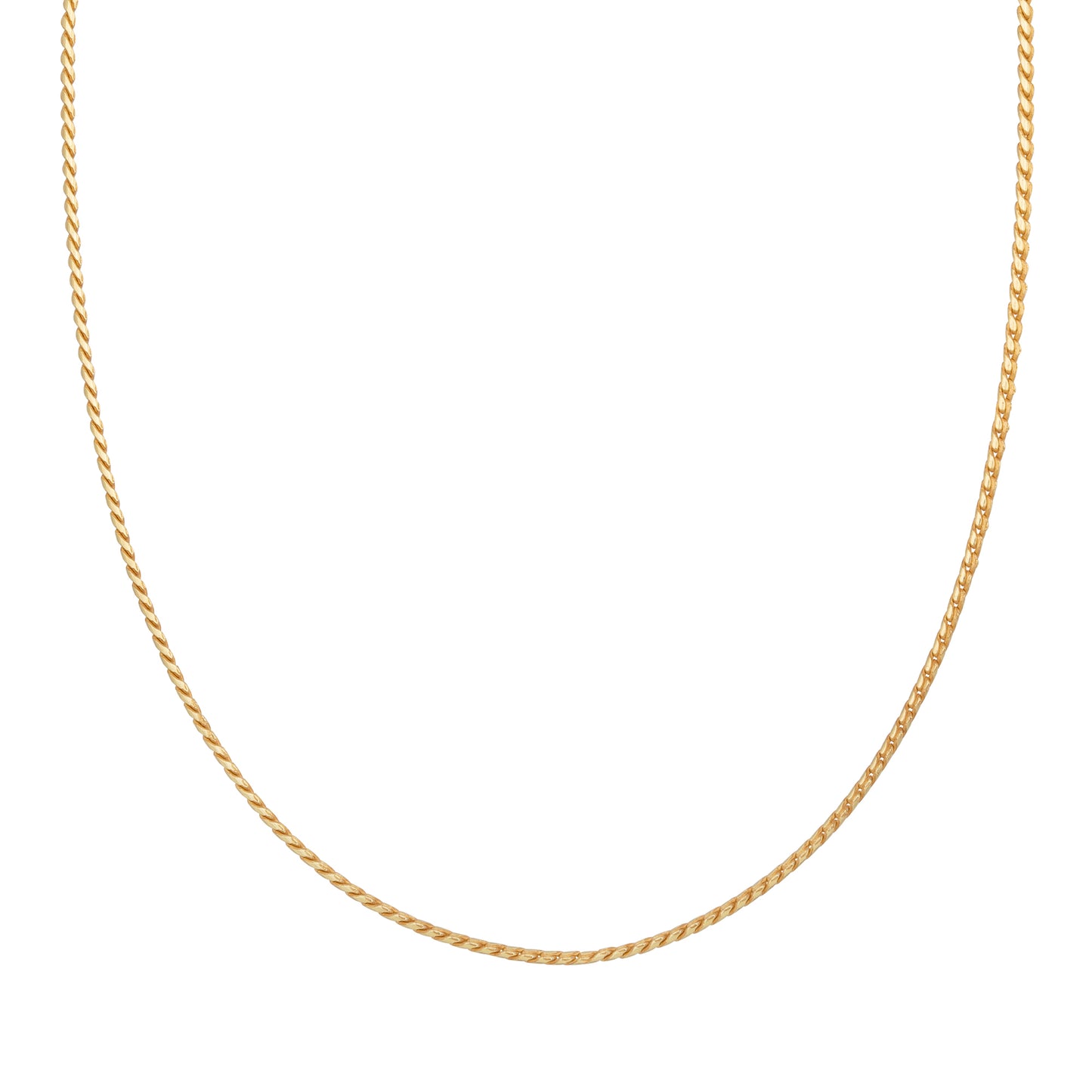 cai Collier Schlangenkette 925/- Sterling Silber vergoldet 40,0cm