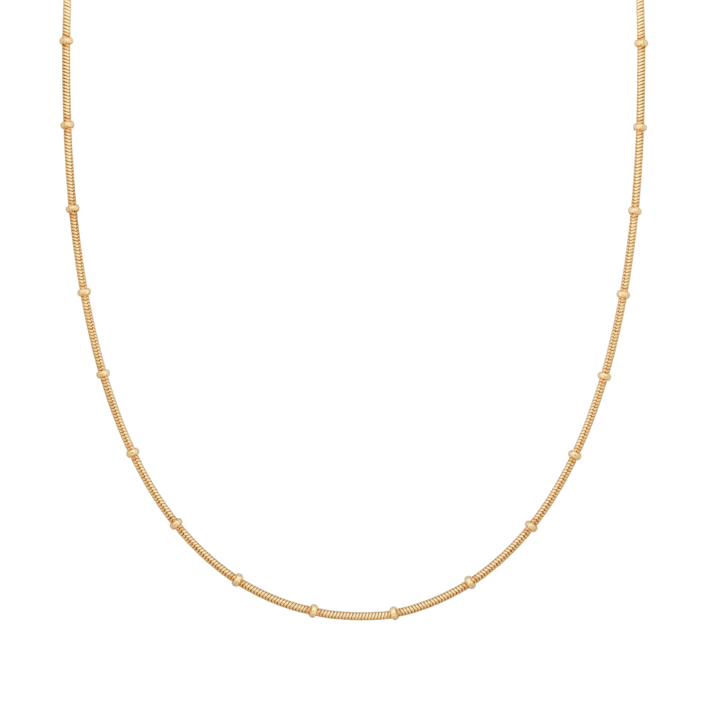 cai Collier Schlangenkette 925/- Sterling Silber vergoldet 43,0cm