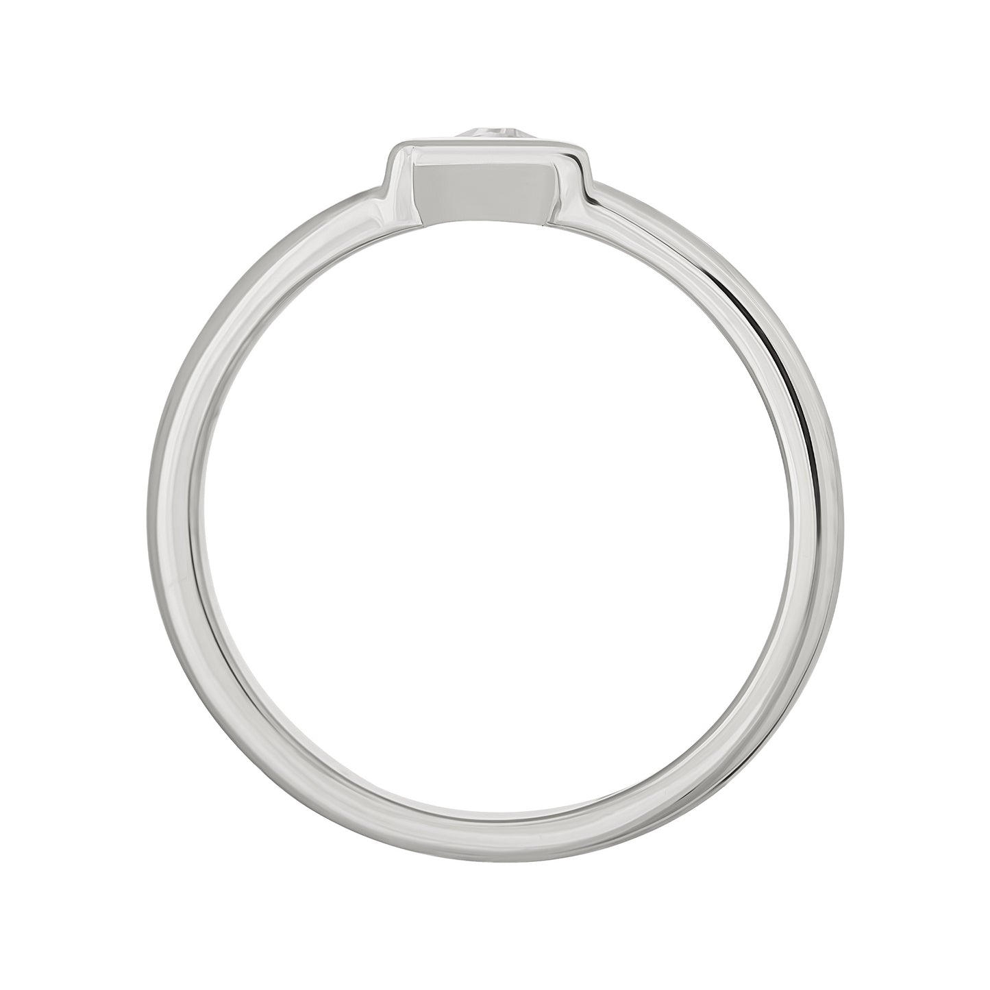 cai Ring 925/- Sterling Silber rhodiniert Zirkonia