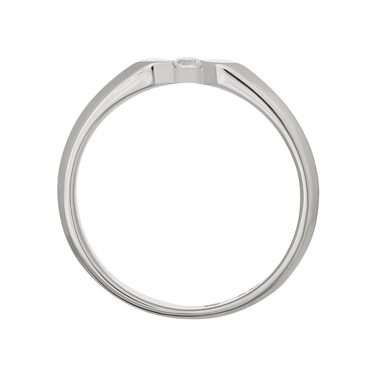 cai Ring 925/- Sterling Silber rhodiniert Zirkonia