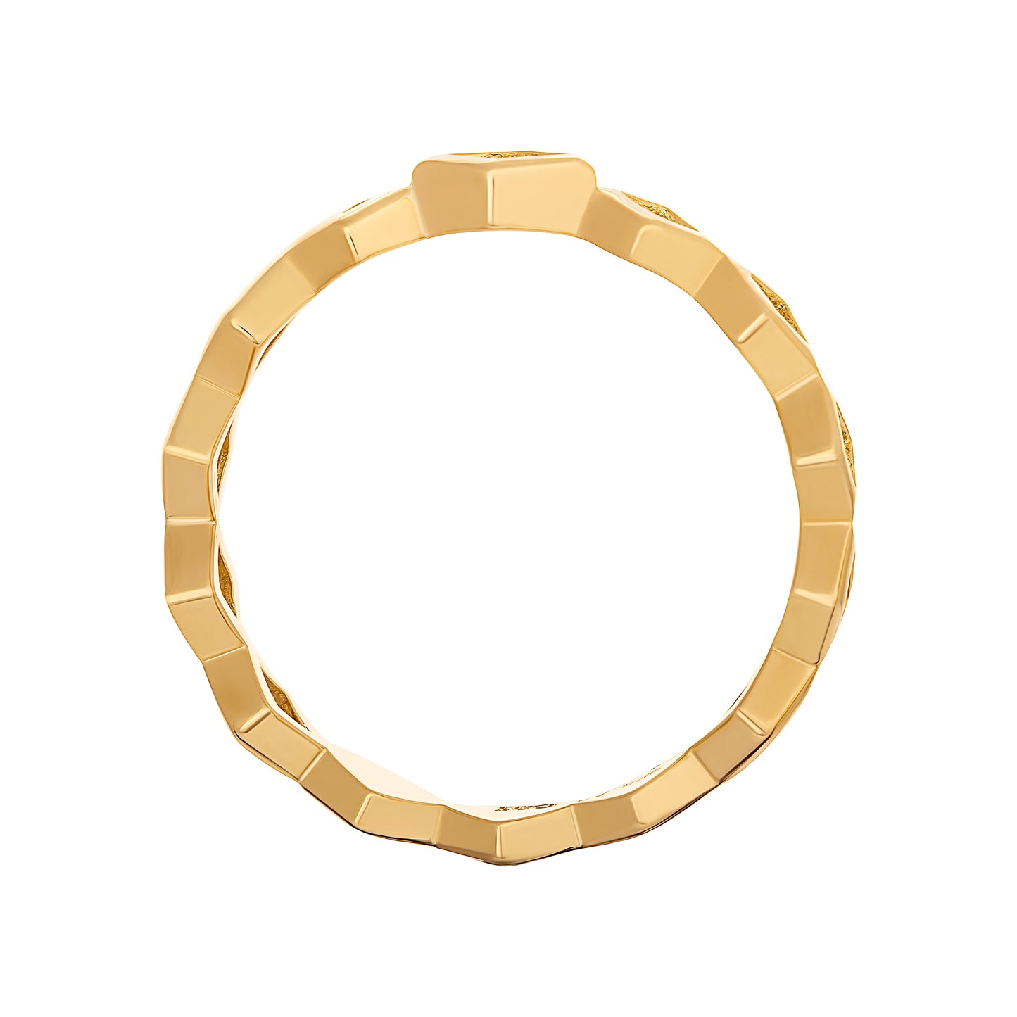 cai Ring 925/- Sterling Silber vergoldet Zirkonia