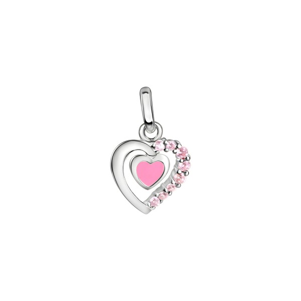 Anhänger 925/- Sterling Silber Rhodiniert 1,6cm Zirkonia