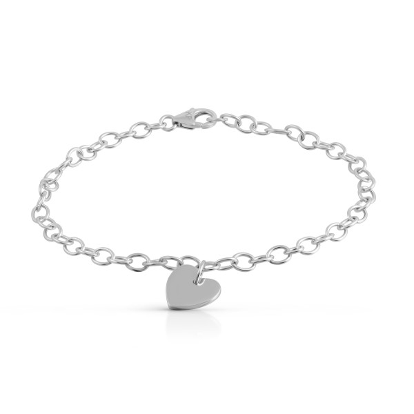 Armband 925/- Sterling Silber rhodiniert 19cm