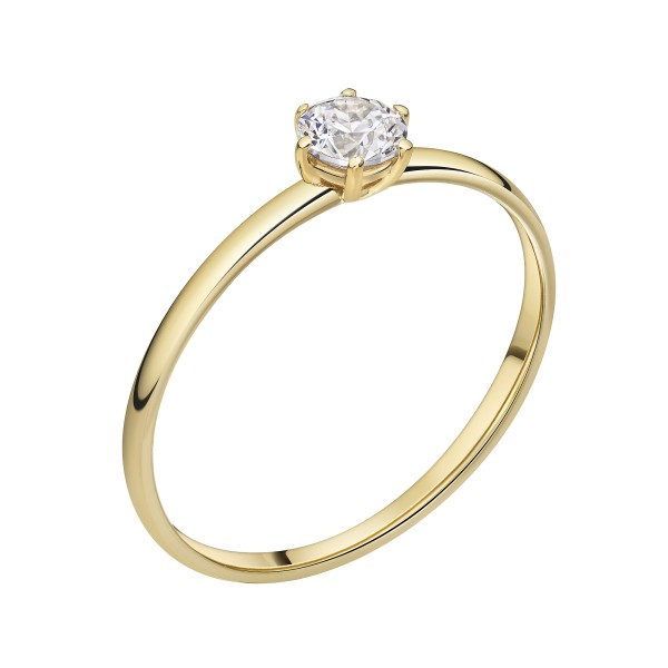 Ring 375/- Gold Zirkonia