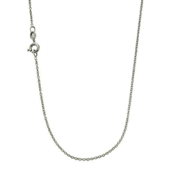 Halskette 925/- Sterling Silber rhodiniert 45cm