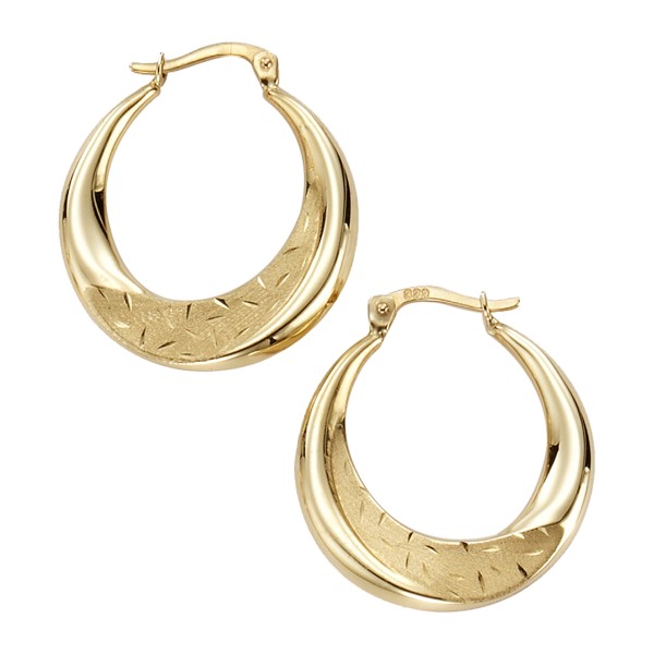 Ohrringe 333/- Gold 2,7cm