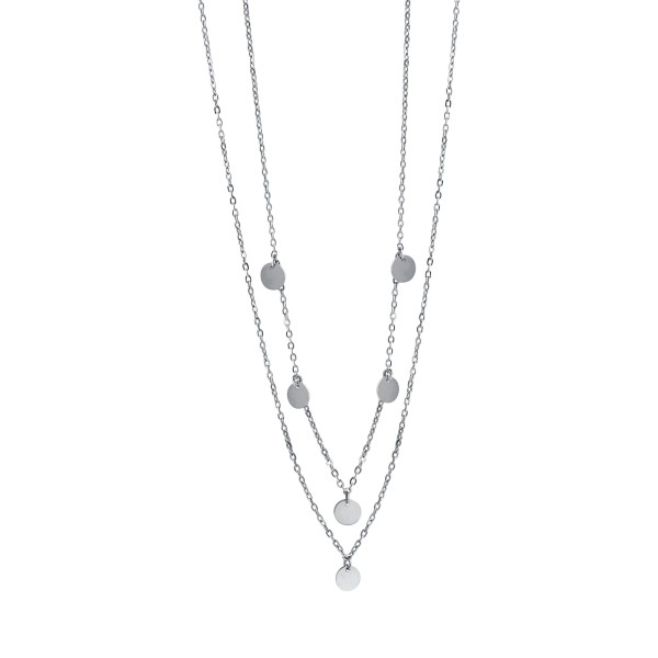 Collier Ankerkette 925/- Sterling Silber rhodiniert 42+3cm