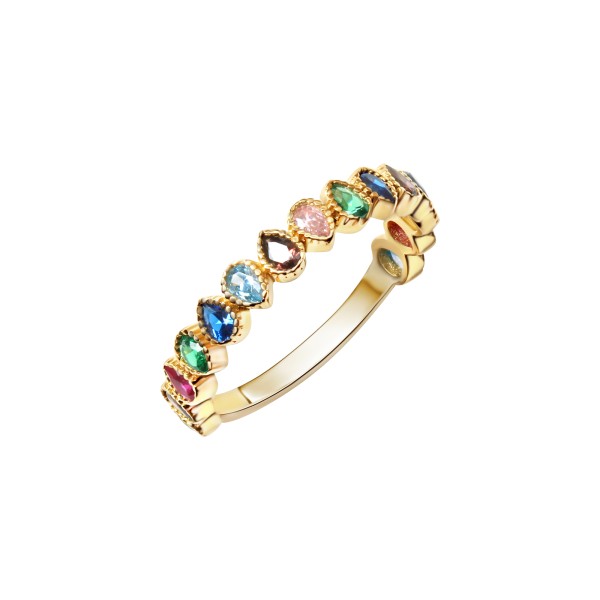 Ring 375/- Gold Zirkonia