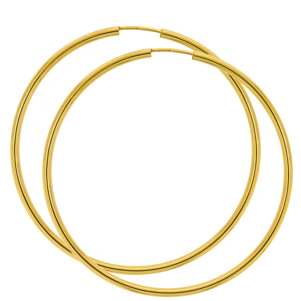 Creolen 585/- Gold 5,0cm