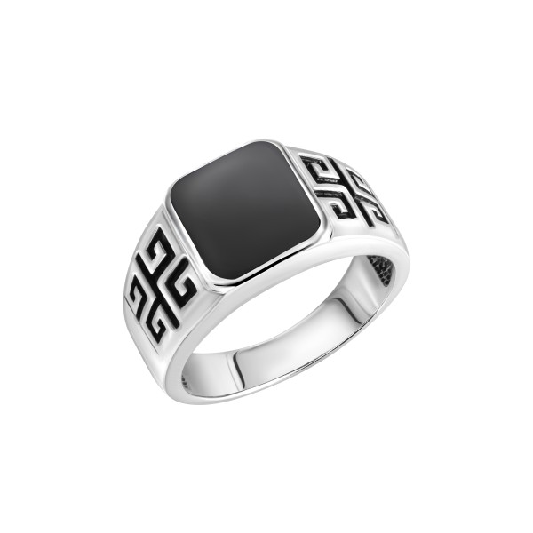 Ring 925/- Sterling Silber rhodiniert Achat