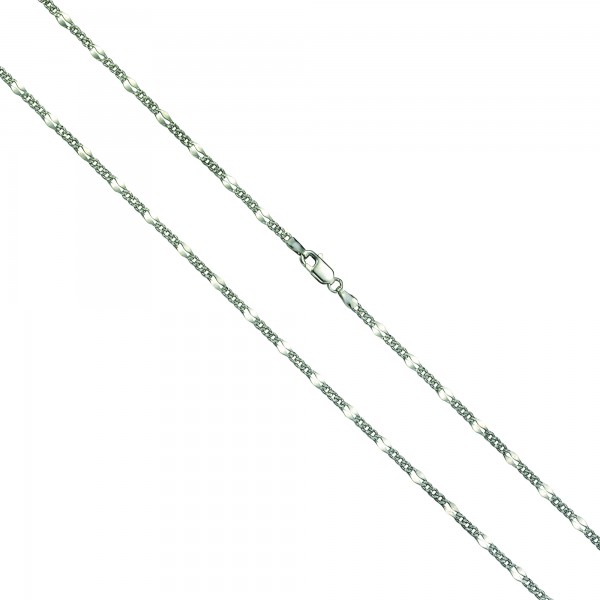 Armband 925/- Sterling Silber rhodiniert 19cm